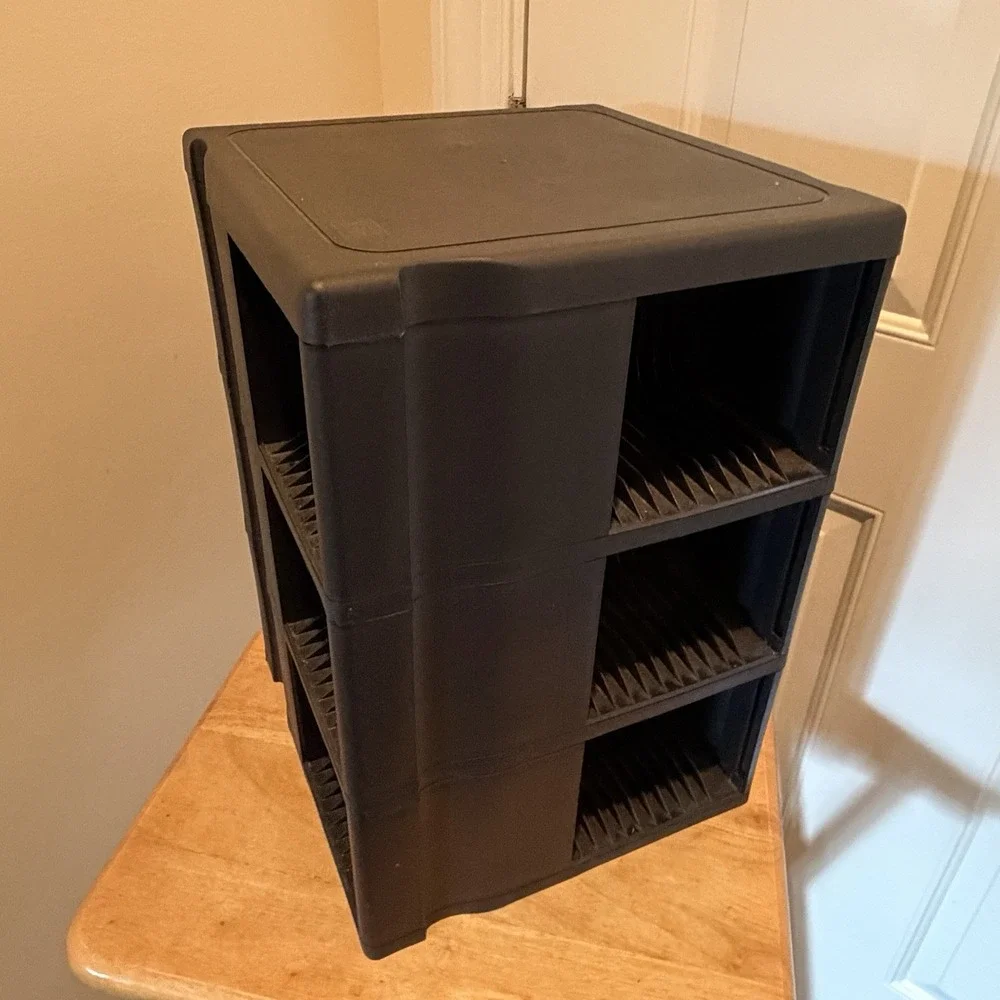 Vintage Alpha 120 CD Rotary Carousel Storage Holder Rack Tower Case